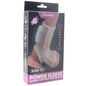 Power Sleeve Sleek Vibrating Enhancer in White