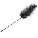 Ostrich Feather Body Tickler in Black