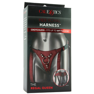 Her Royal Harness The Regal Queen in Red - Tasteful Desires Adult Shop