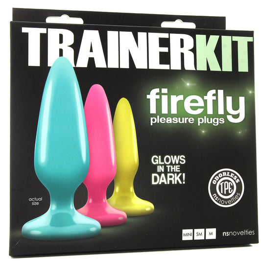 Kit de entrenamiento de tapones de placer Firefly que brillan en la oscuridad