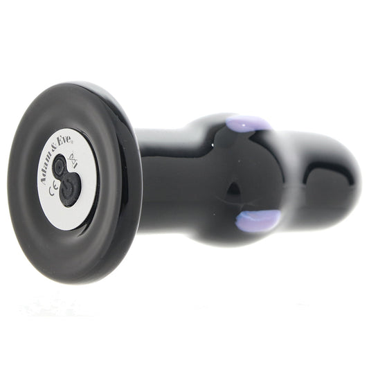 Plug anal de vidrio vibratorio Adam &amp; Eve Rear Rocker