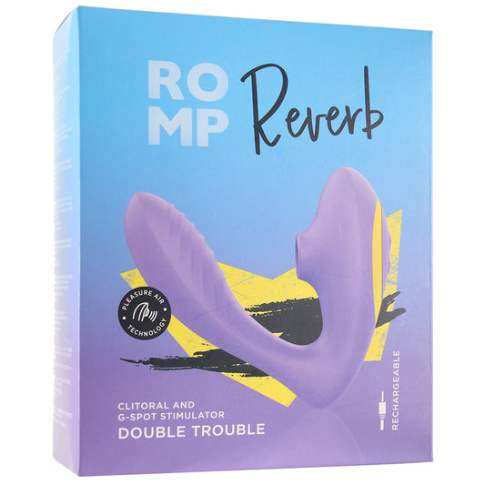 Vibromasseur Clitoridien et Point G Romp Reverb, Lilas