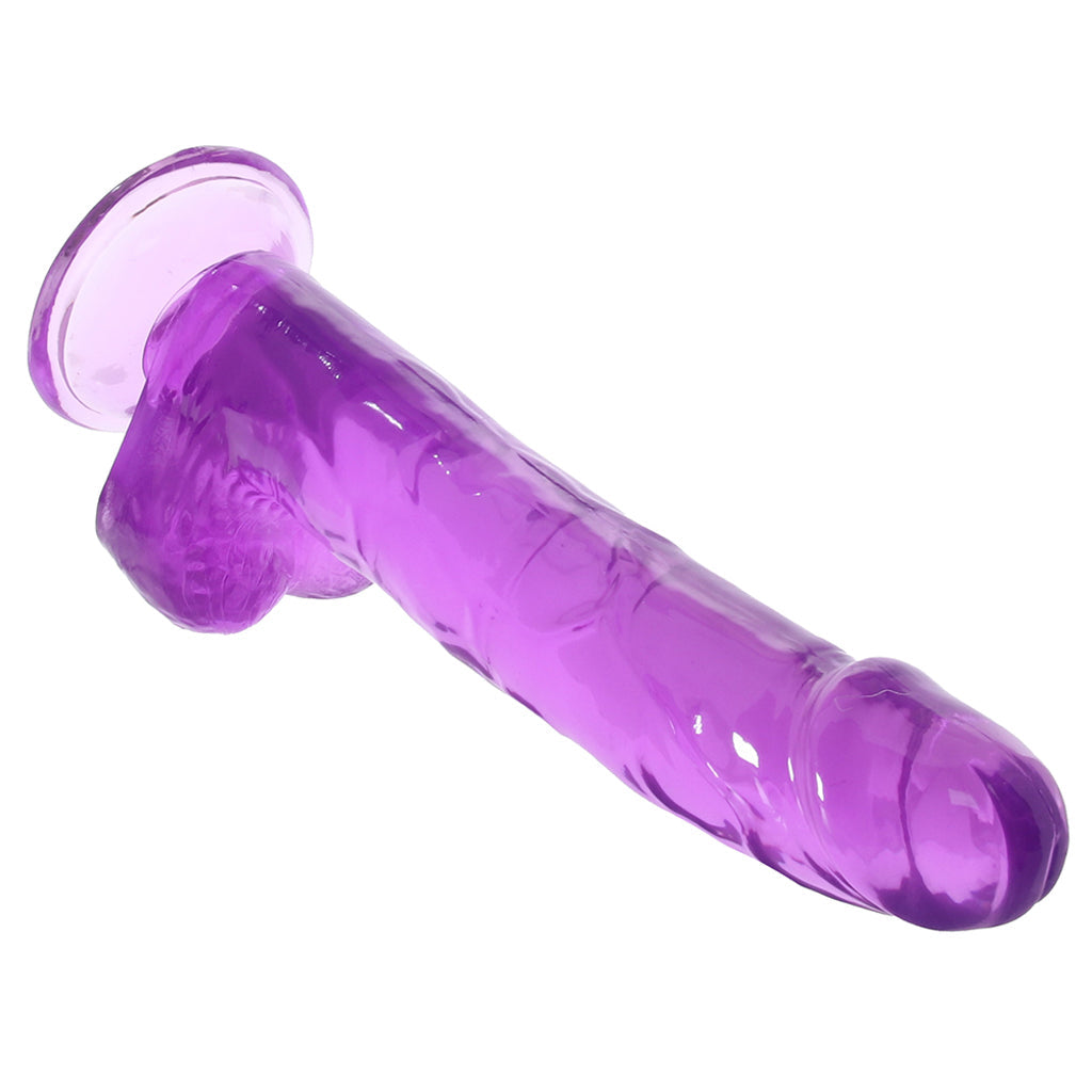 Dildo de gelatina tamaño Queen de 6 pulgadas en verde azulado
