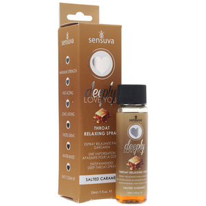 Deeply Love You Throat Relaxing Spray 1oz in Salted Caramel