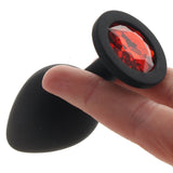 Glams Xchange Round Gem Butt Plug in Medium