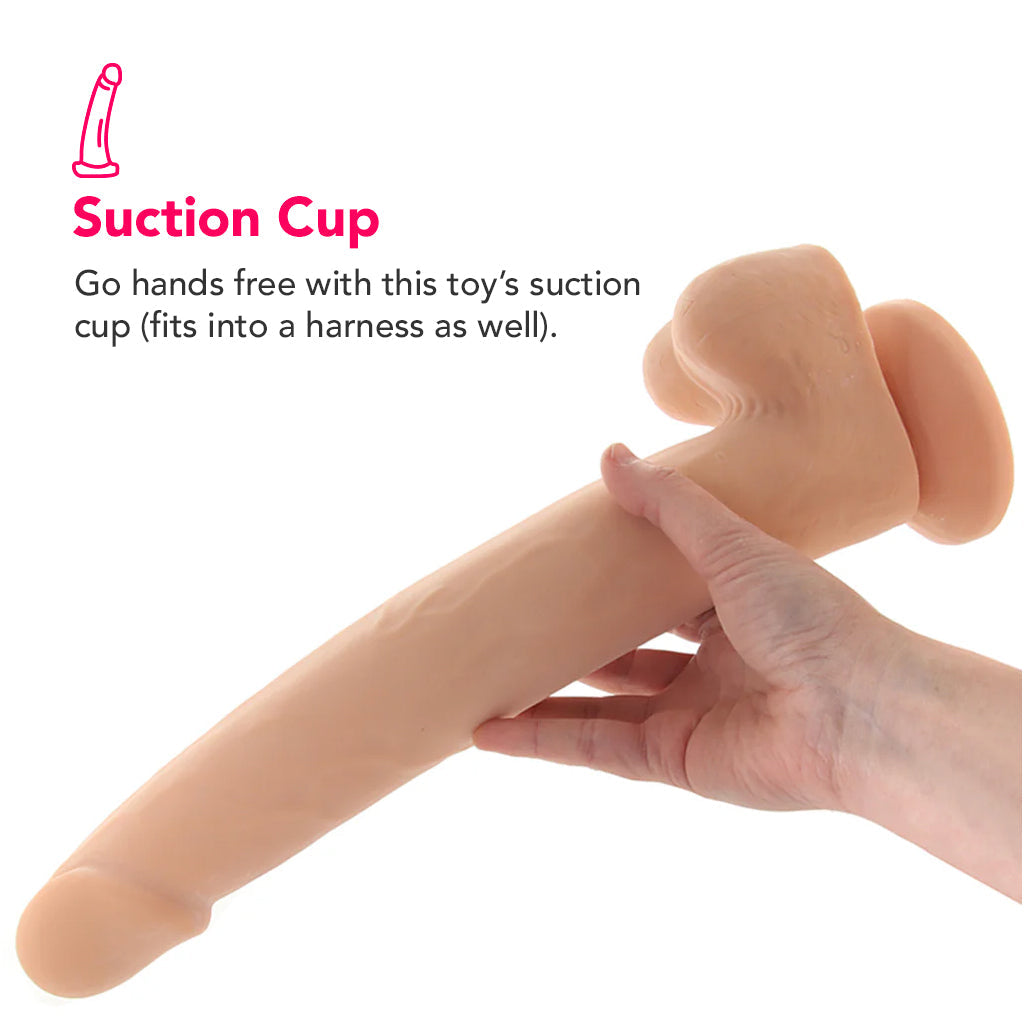 Dildo de gelatina tamaño Queen de 6 pulgadas en verde azulado