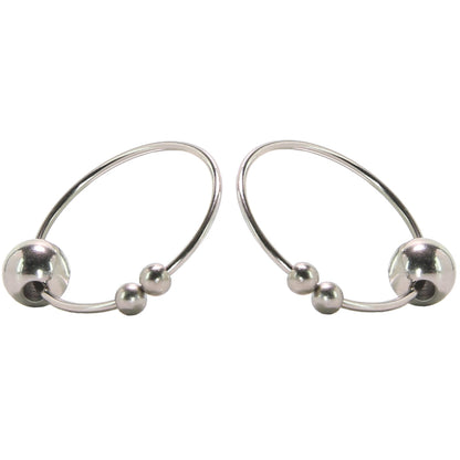 nipple play Non-Piercing Nipple Rings in Silver