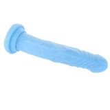 Neo 7.5 Inch Dual Density Cock in Neon Blue