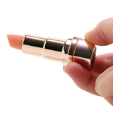 Hide and Play Rechargeable Lipstick Vibe in Orange - Tasteful Desires Adult Shop