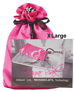 Sugar Sak Anti-Bacterial Toy Bag X Large - Pink - Tasteful Desires Adult Shop