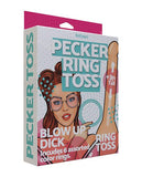 Inflatable Pecker Ring Toss - Asst. Color Rings - Tasteful Desires Adult Shop