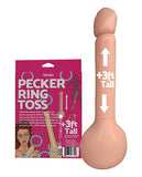 Inflatable Pecker Ring Toss - Asst. Color Rings - Tasteful Desires Adult Shop