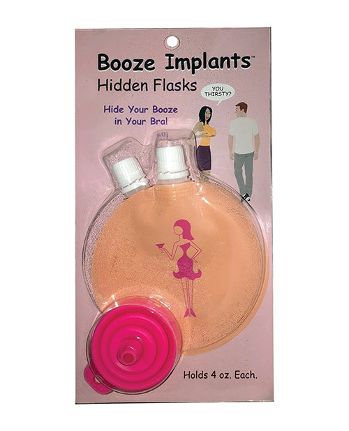 Booze Implants Hidden Flask - 4 oz Each - Tasteful Desires Adult Shop