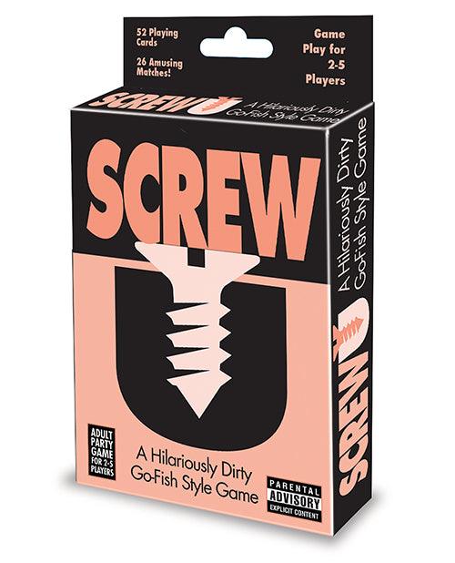 Screw Card Game - Tasteful Desires Adult Shop