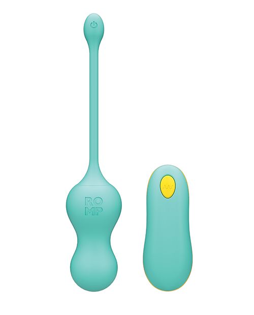 ROMP Cello Remote Control G-Spot Vibrating Egg - Blue - Tasteful Desires Adult Shop