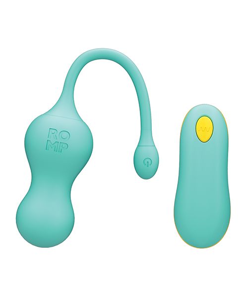 ROMP Cello Remote Control G-Spot Vibrating Egg - Blue - Tasteful Desires Adult Shop