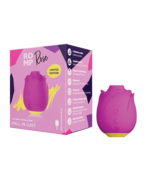 ROMP Rose Clit Stimulator - Pink - Tasteful Desires Adult Shop