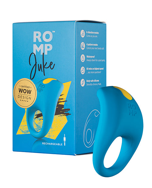 ROMP Juke Cockring - Blue - Tasteful Desires Adult Shop
