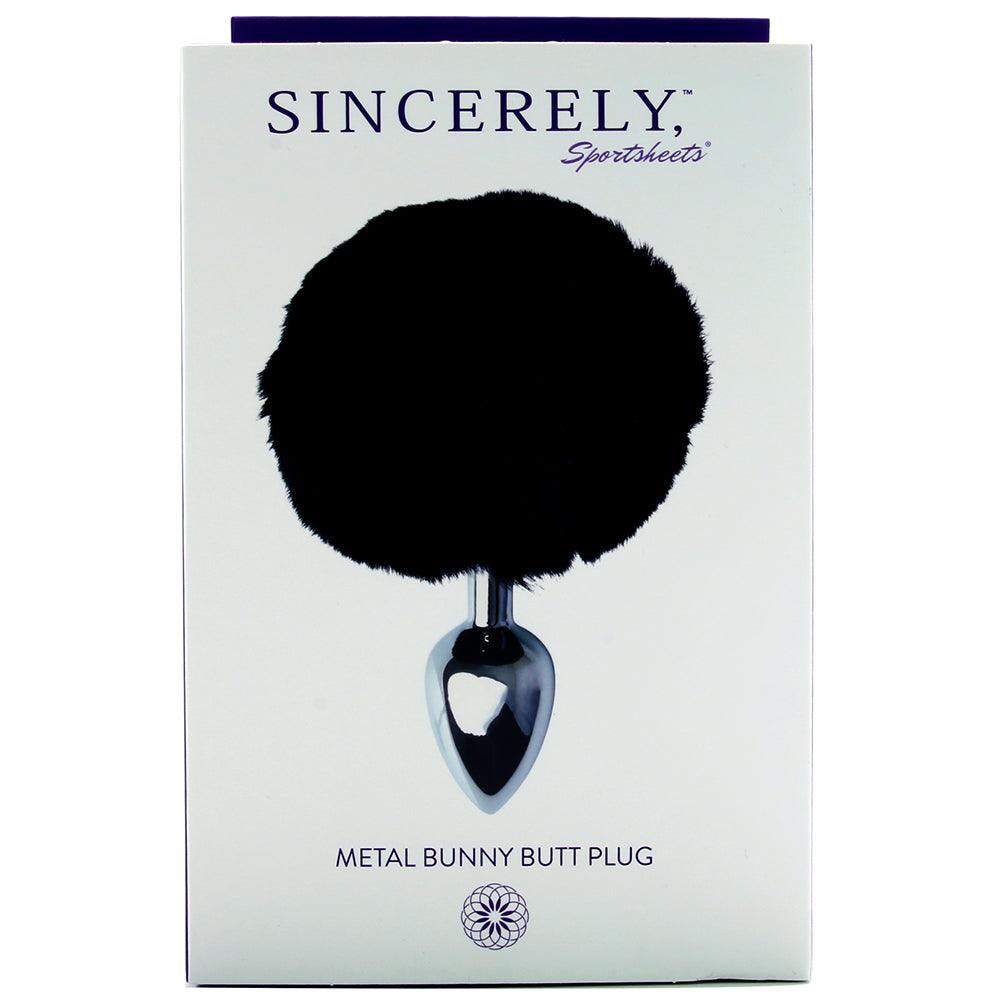 Sincerely Metal Bunny Butt Plug - Tasteful Desires Adult Shop