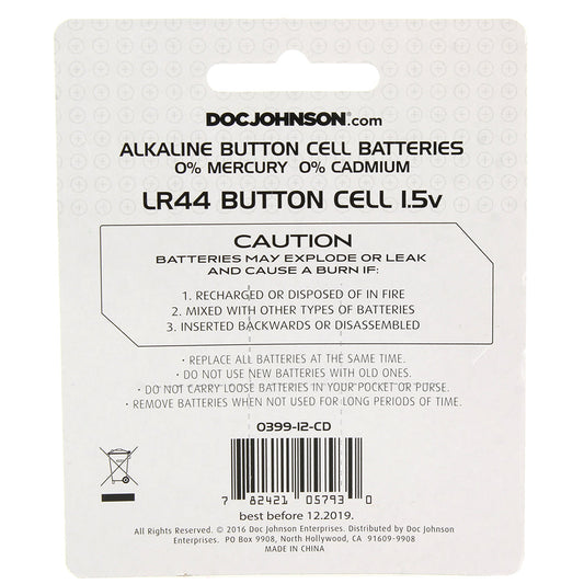 Long Lasting LR44 Alkaline Battery in 6 pack - Tasteful Desires Adult Shop