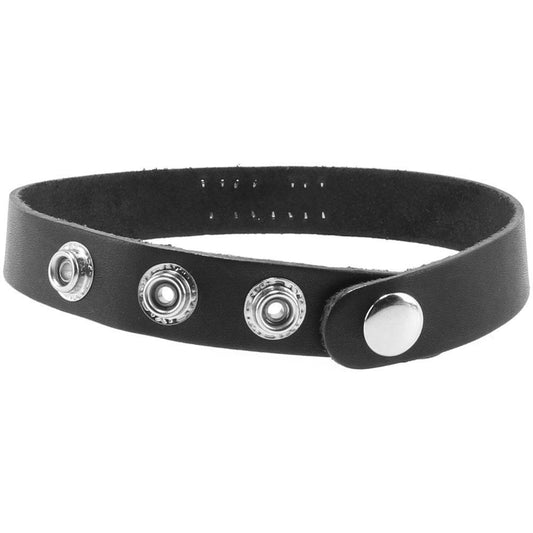 F**k Me Leather Word Band Collar - Tasteful Desires Adult Shop